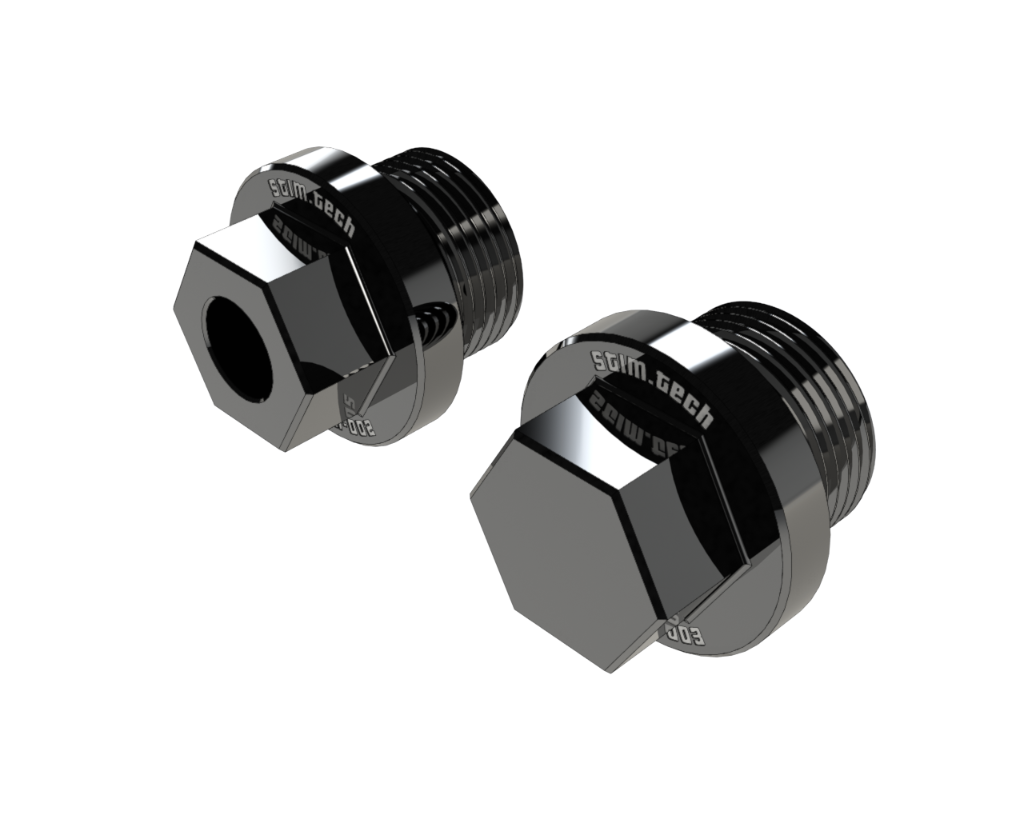 External Hex Differential Plug Set (E30 Style – M22 X 1.5)