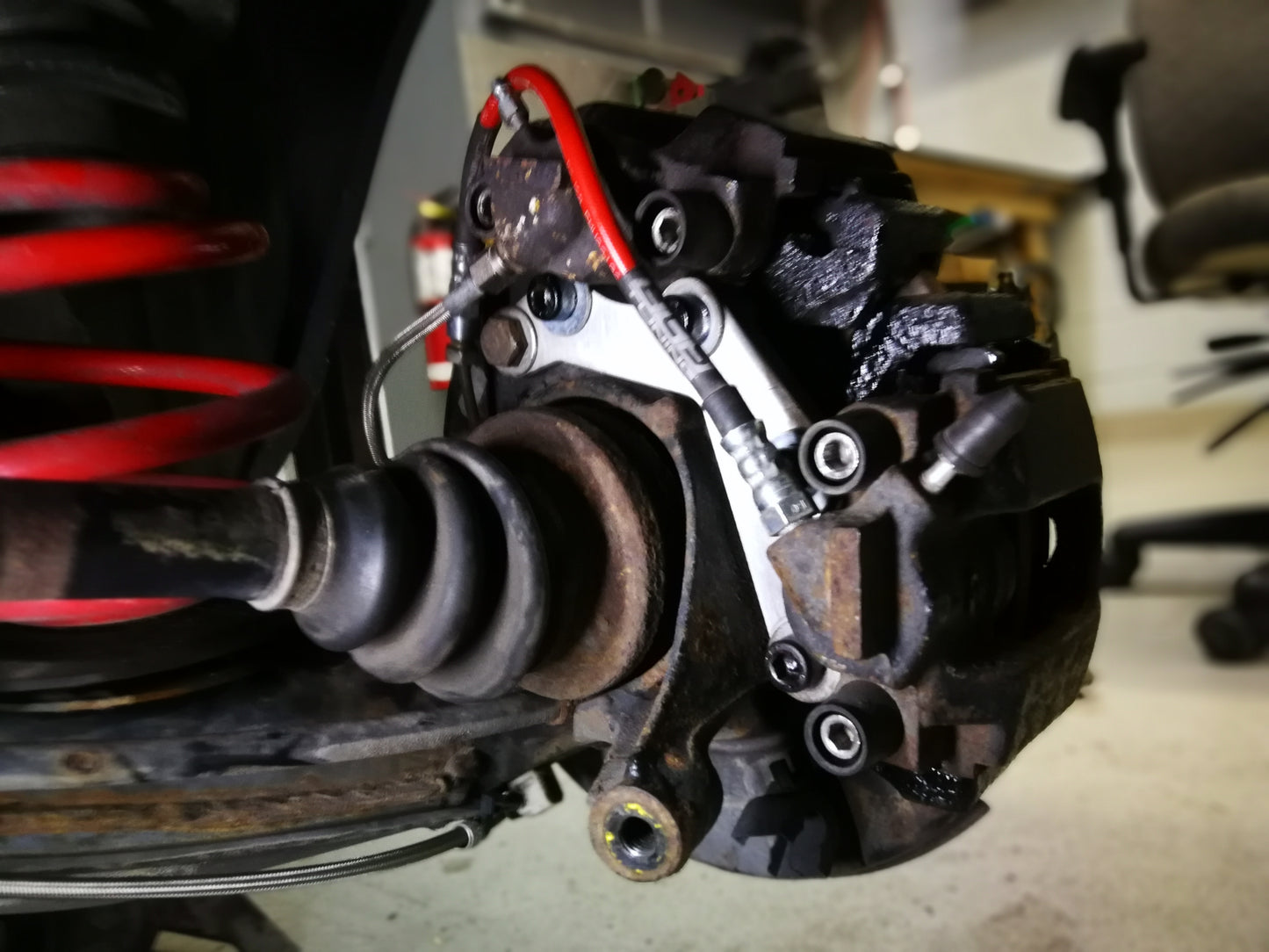 E30 Secondary Caliper Mount Kit (OE Caliper Style)