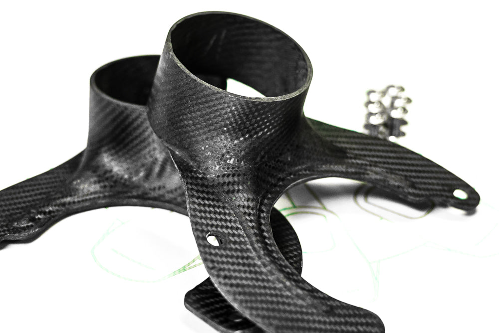 E30 Carbon Brake Duct Backing Plate Kit