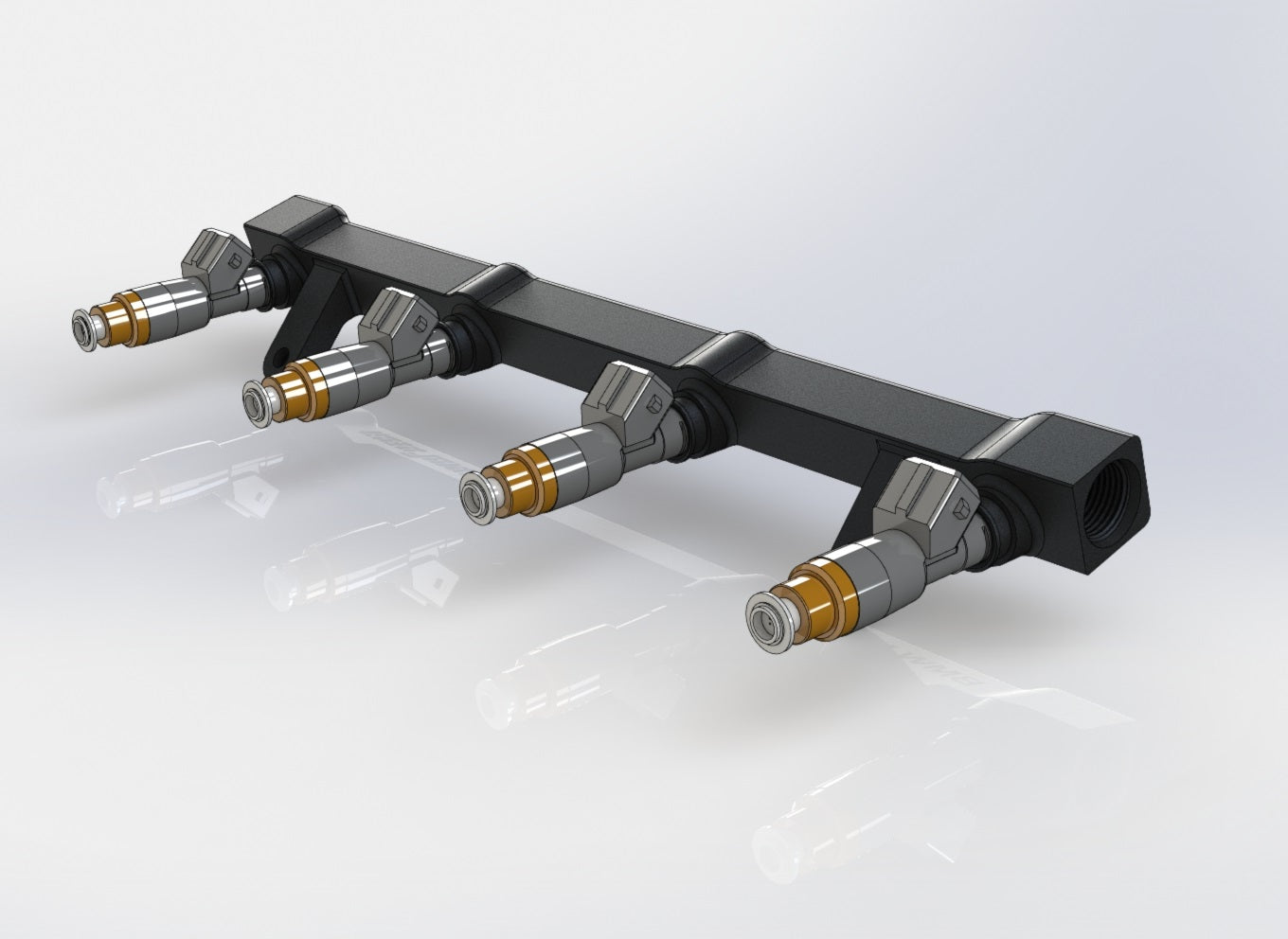 BMW S14 Billet Fuel Rail (-8)