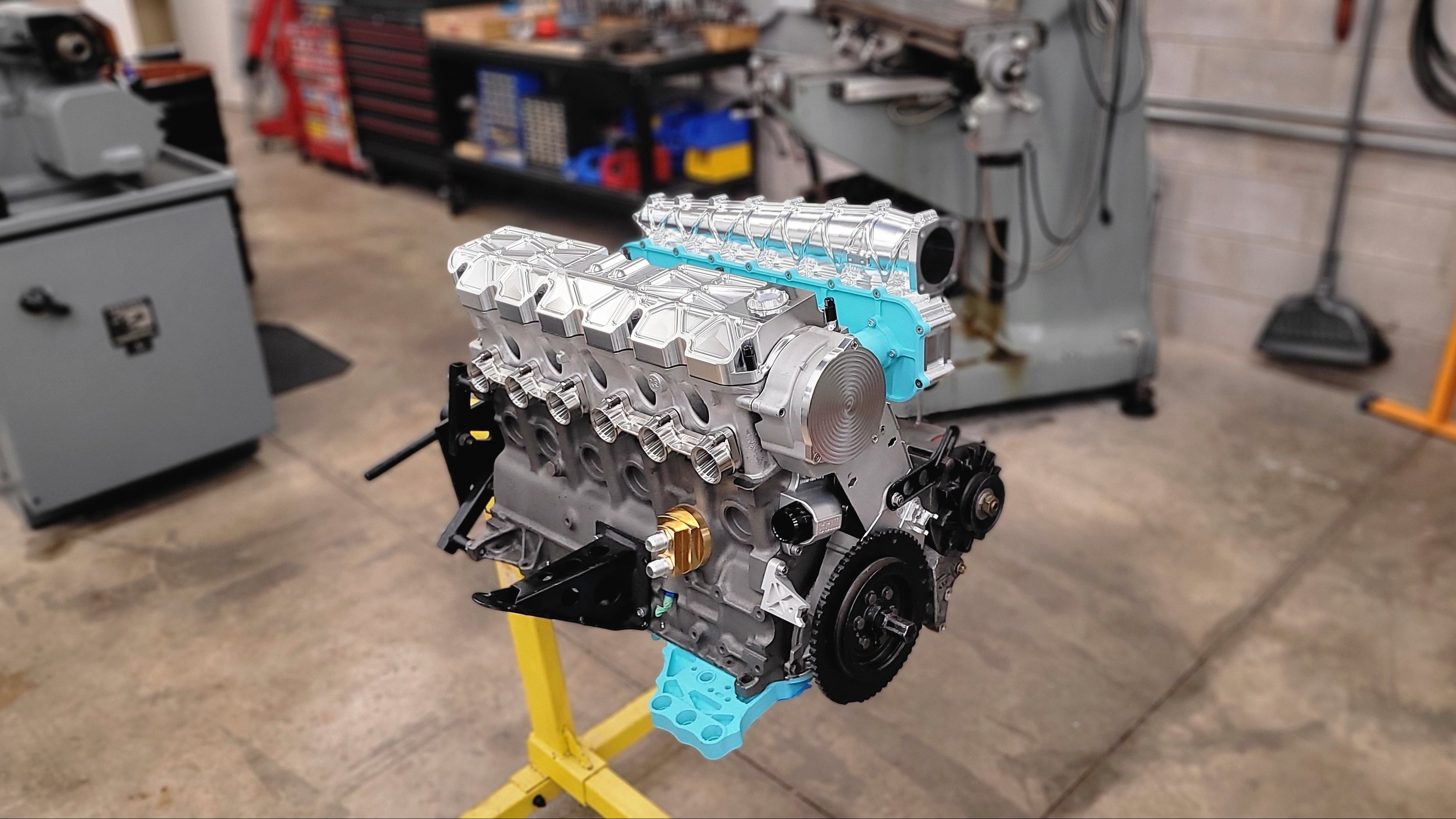 Turbocharged BMW M20 engine