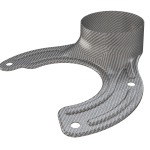 E30 Carbon Brake Duct Backing Plate Kit