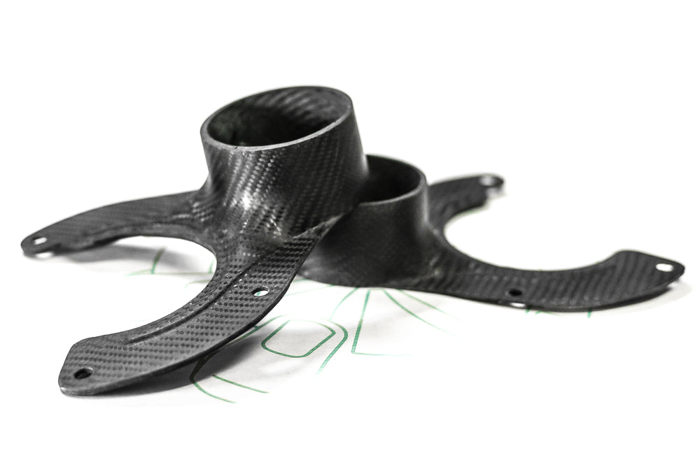 E30 Carbon Brake Duct Backing Plate Kit