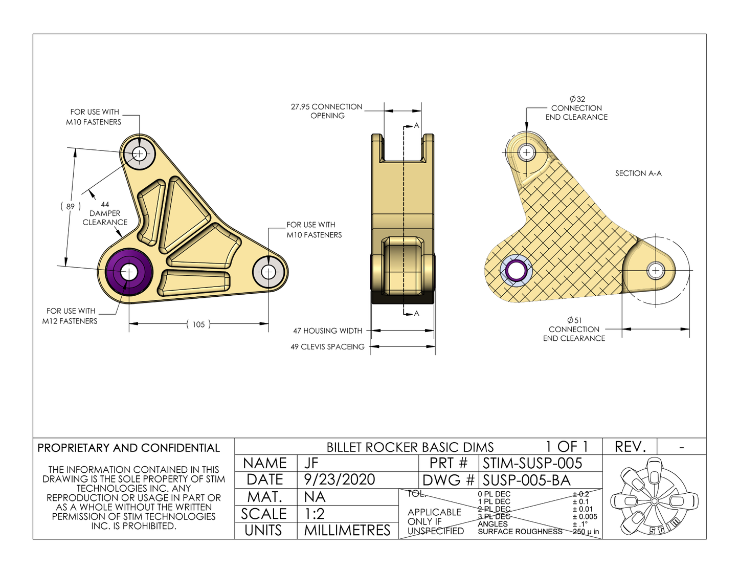 Billet Push-rod Suspension Rocker Set (2 Rockers)