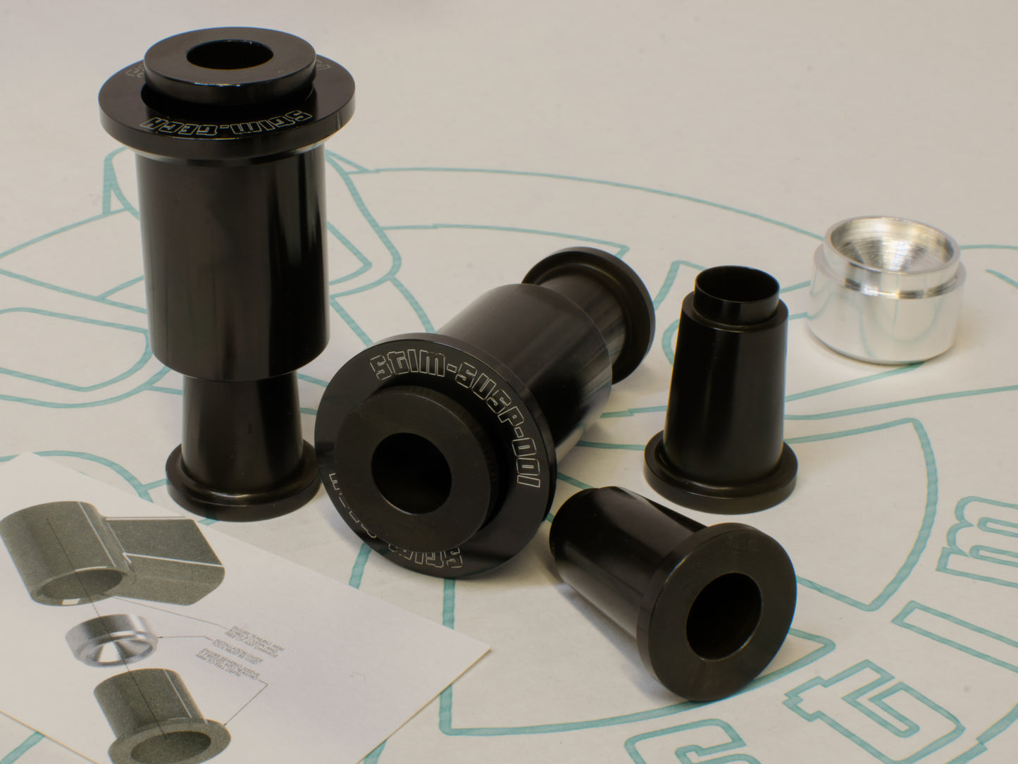 E30 (Z3/E36TI/E21) Rear Trailing Arm Spherical Bearing Set