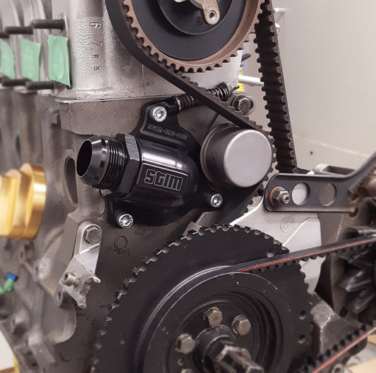 bmw e30 electric water pump plate