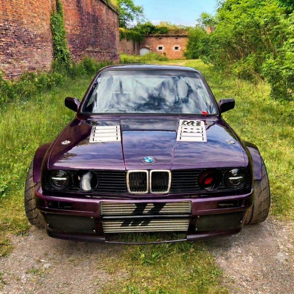 bmw e30 with vented hood